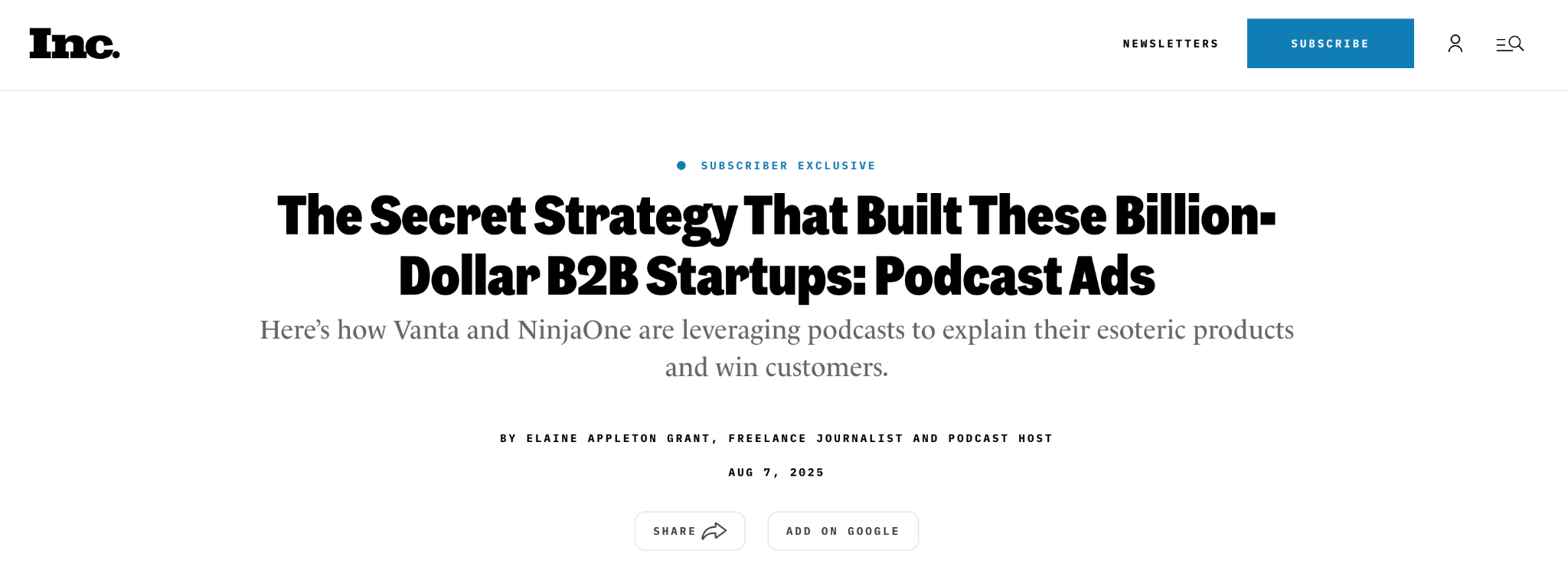 Podcasts 1